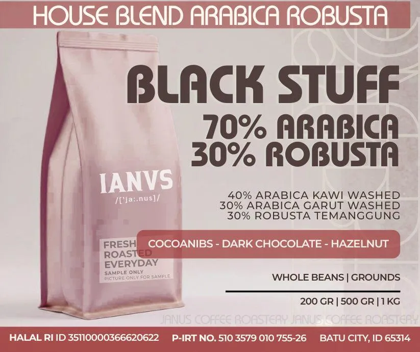Espresso Blend BLACK STUFF (70% Arabica - 30% Robusta)