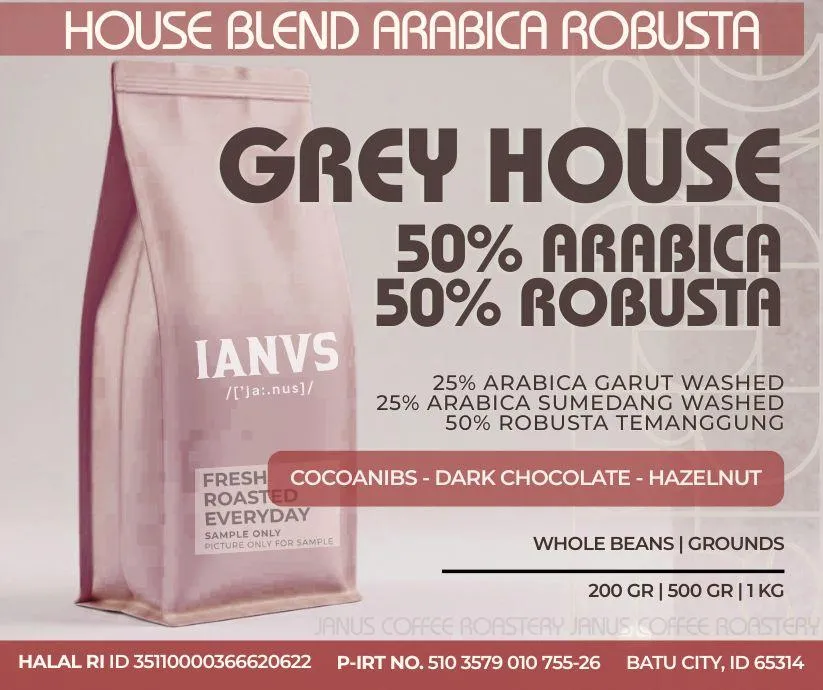 Espresso Blend GREY HOUSE (50% Arabica - 50% Robusta)