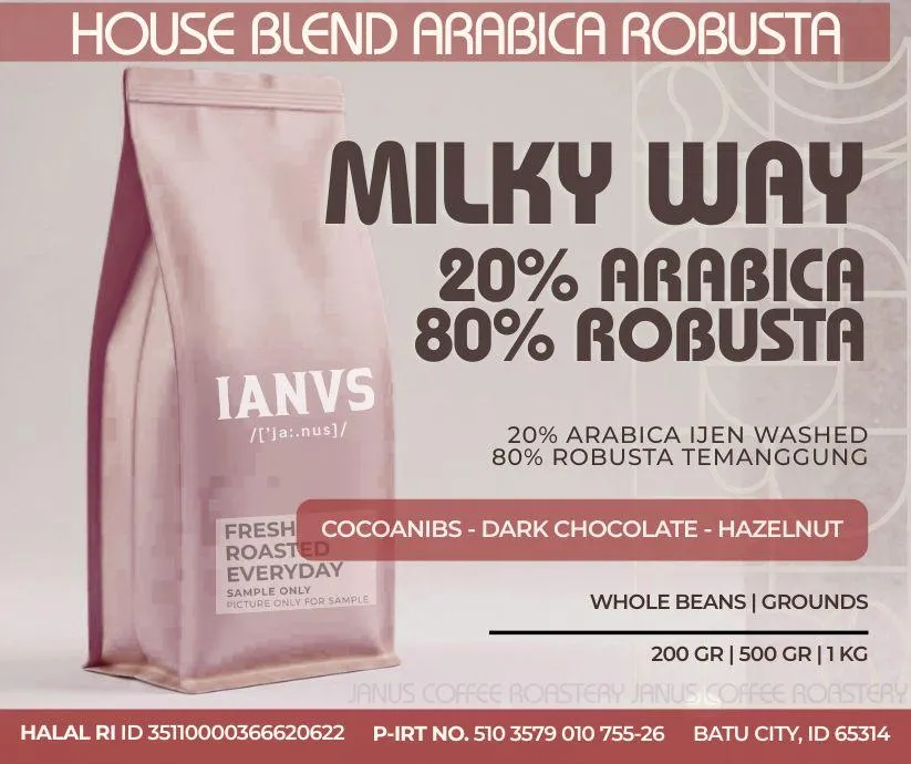 Espresso Blend MILKYWAY (30% Arabica - 70% Robusta)
