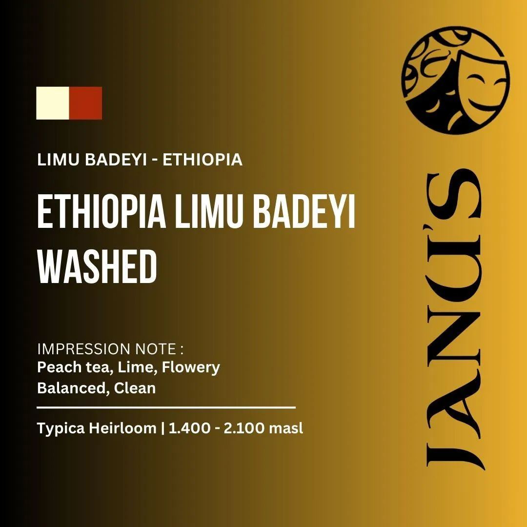 Roasted Beans Arabica - Ethiopia Limu Badeyi Washed