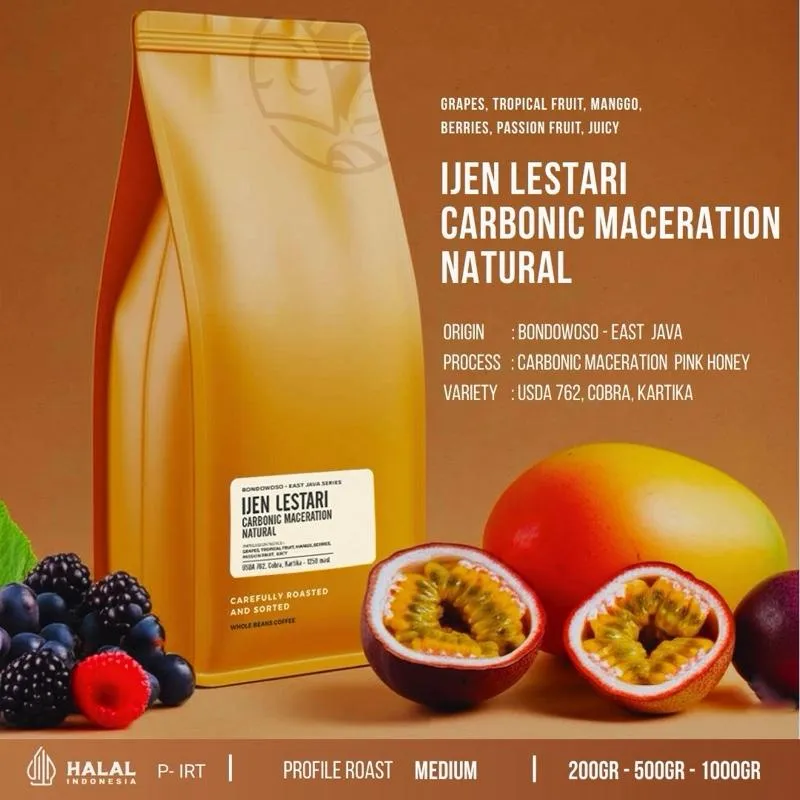 Roasted Beans Arabica - Ijen Carbonic Maceration Natural