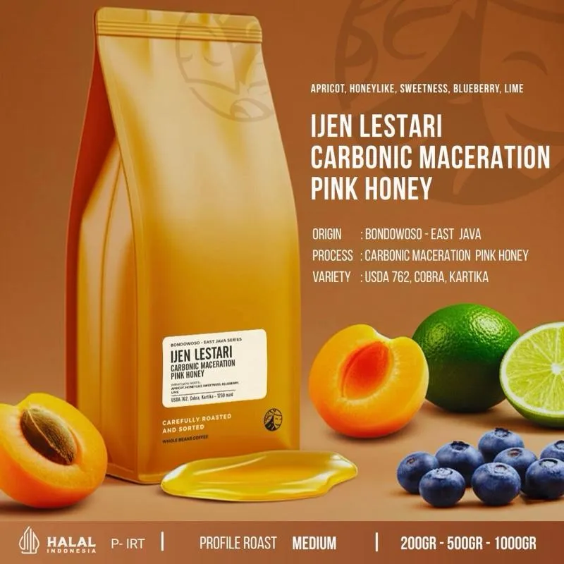 Roasted Beans Arabica - Ijen Carbonic Maceration Pink Honey