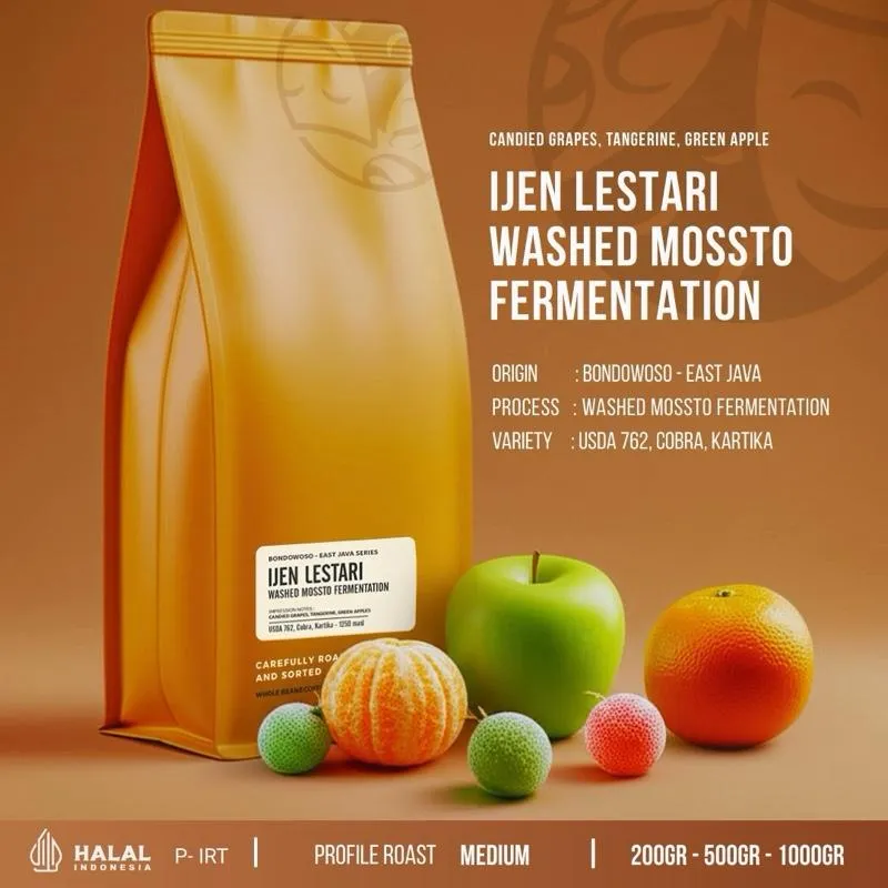 Roasted Beans Arabica - Ijen Lestari Washed Mossto Fermentation
