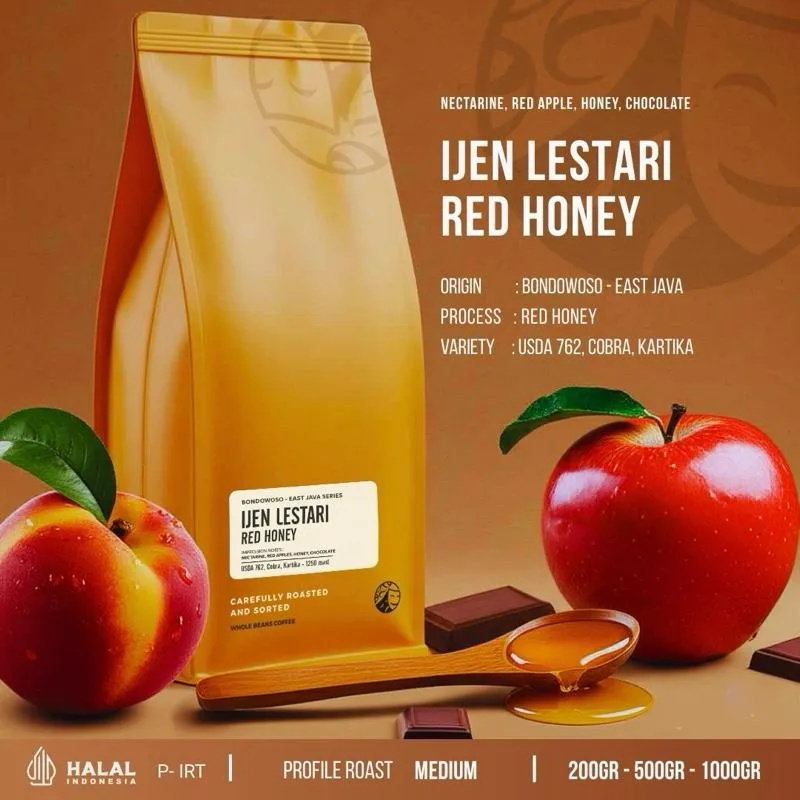 Roasted Beans Arabica - Ijen Red Honey