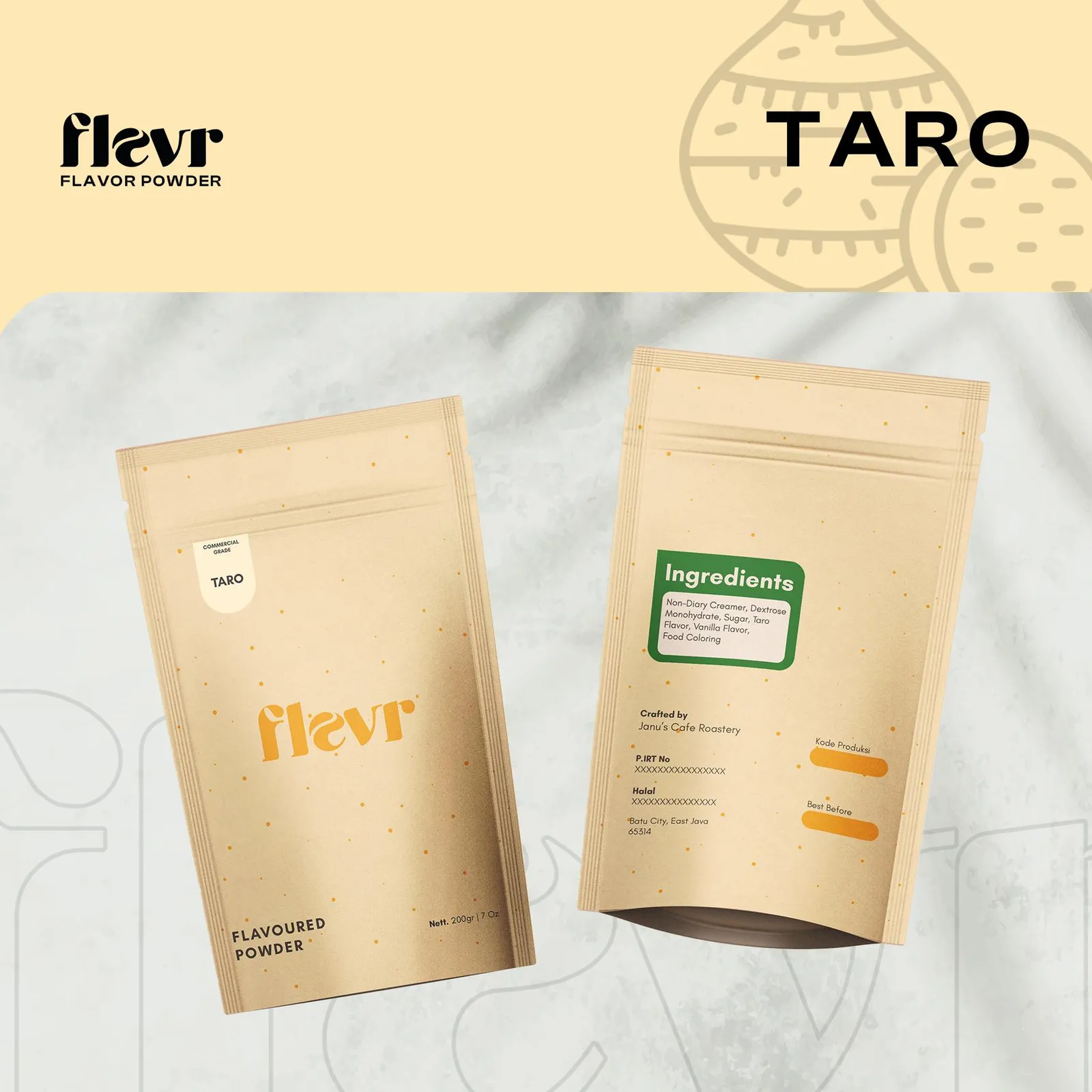 Premix Powder Creamy Taro Premium - Bubuk Minuman Taro