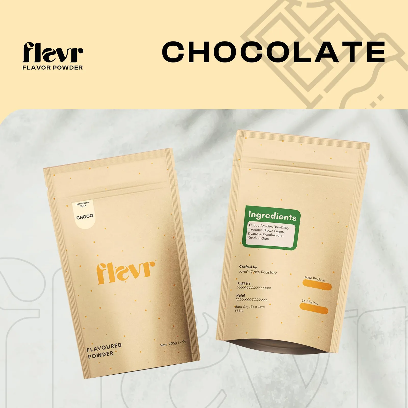 Premix Powder Dark Chocolate Premium - Bubuk Minuman Dark Chocolate