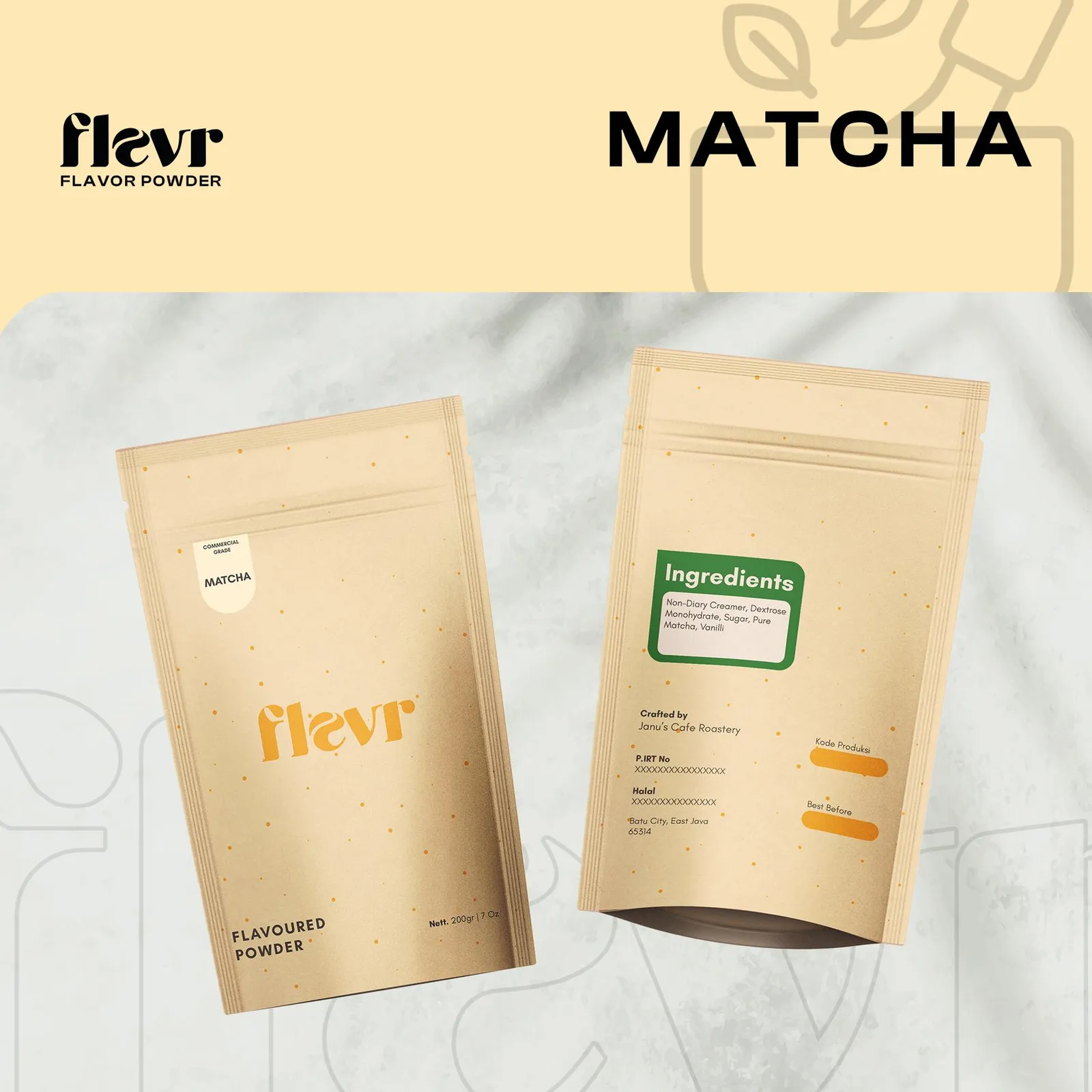 Premix Powder Matcha Premium - Bubuk Minuman Matcha/Greentea