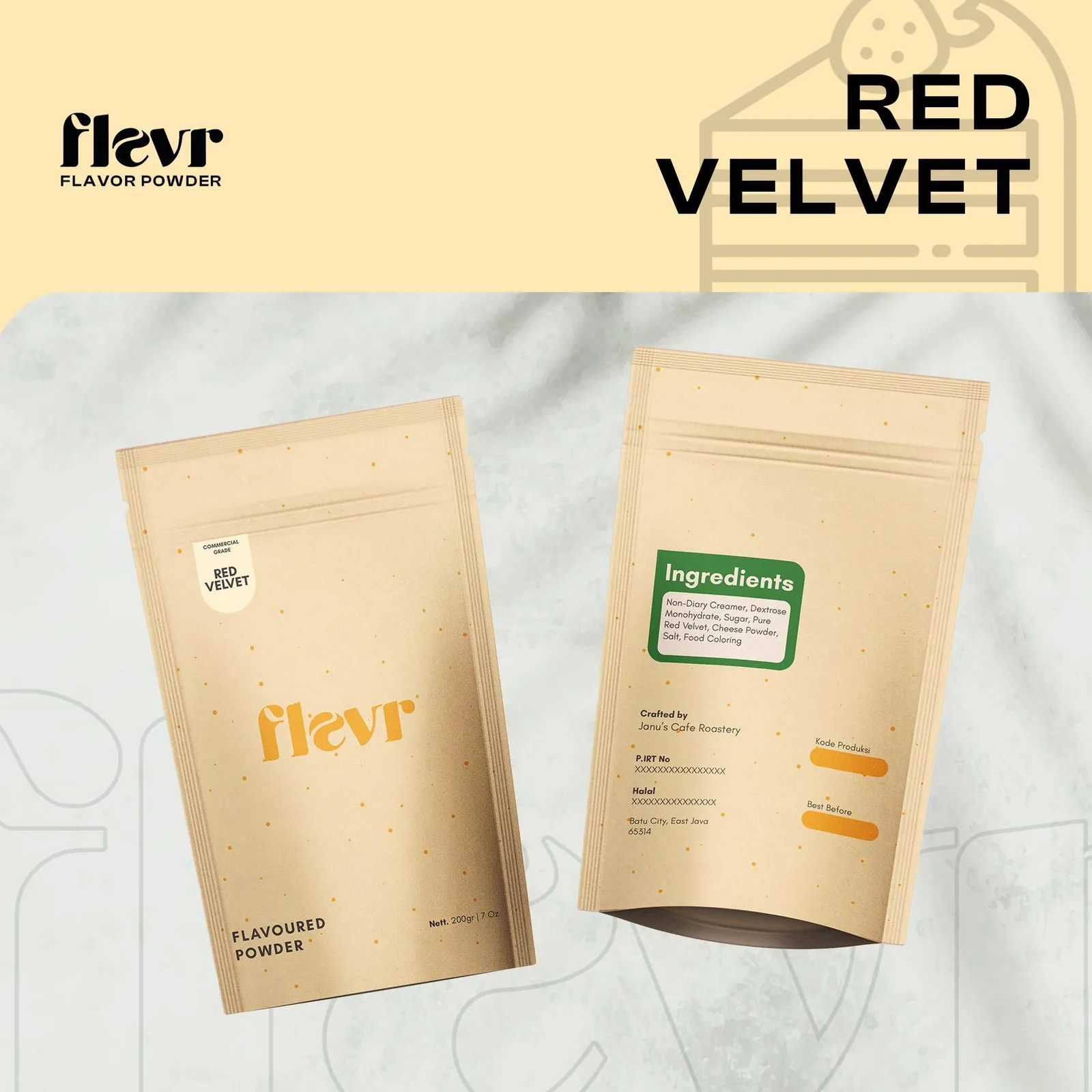 Premix Powder Red Velvet Premium - Bubuk Minuman Red Velvet