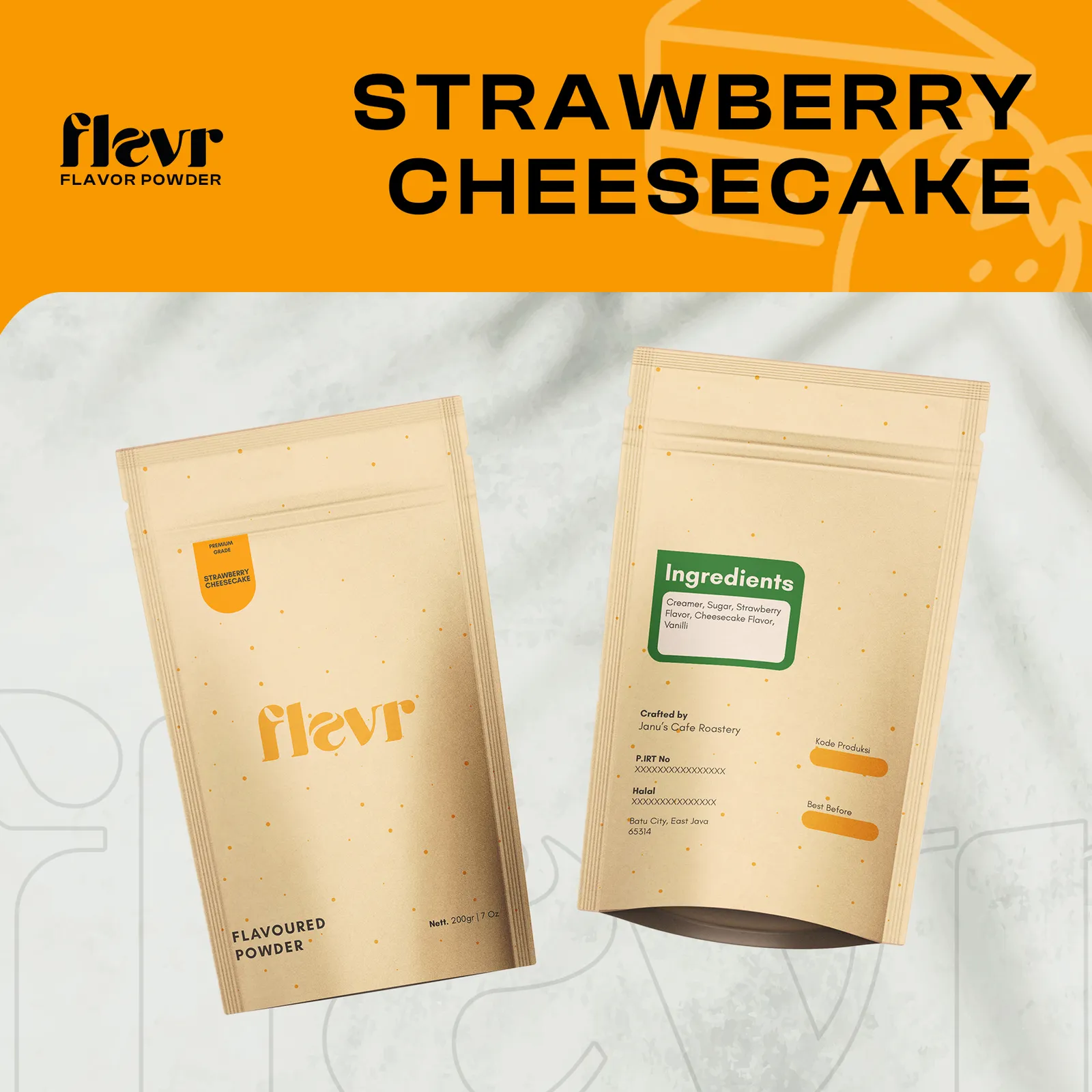 Powder Strawberry Cheesecake 2
