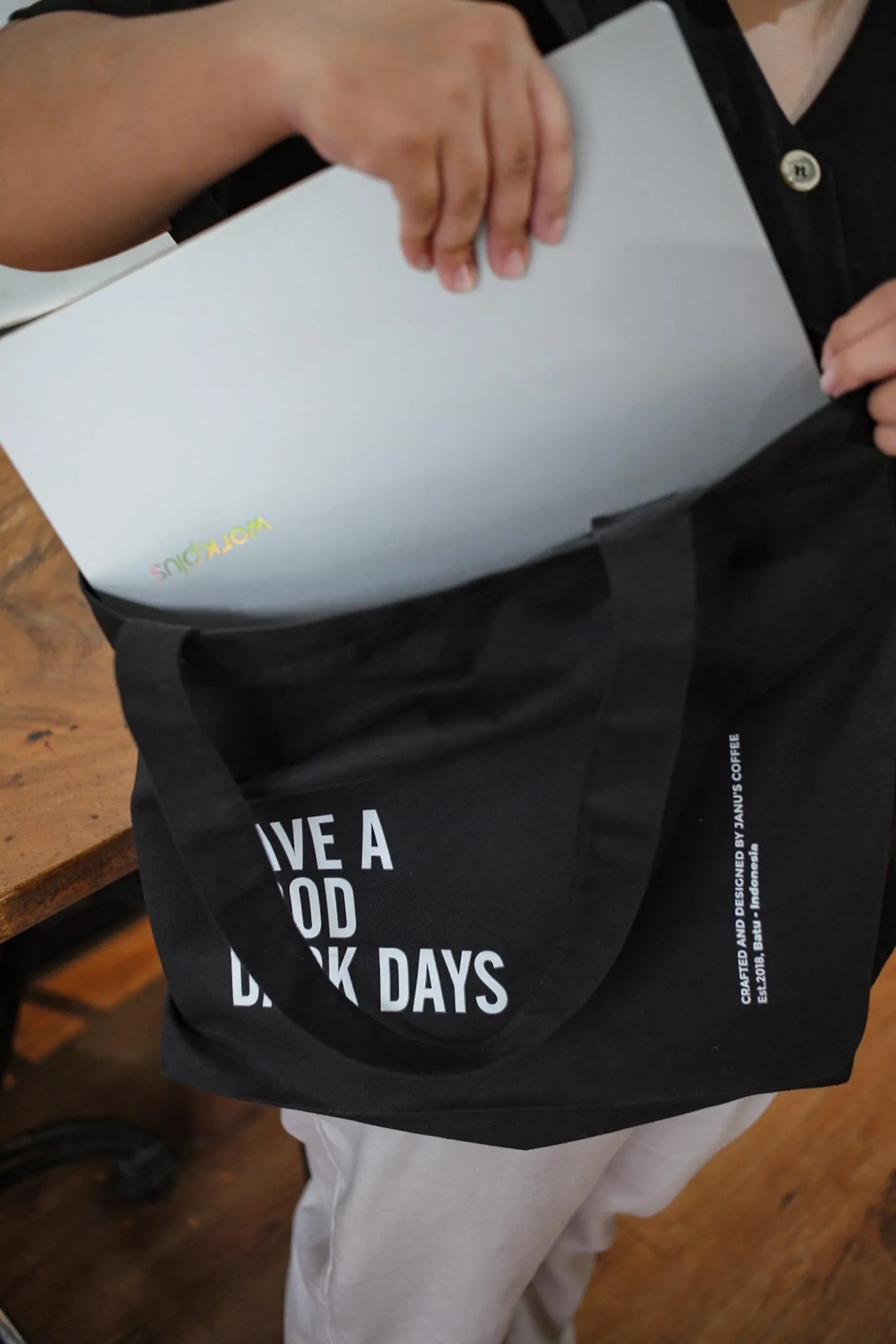 Janus Tote Bag - Have A Good Dark Days 2