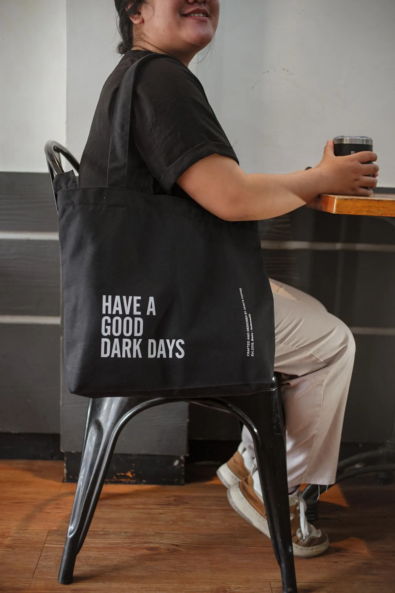 Janus Tote Bag - Have A Good Dark Days
